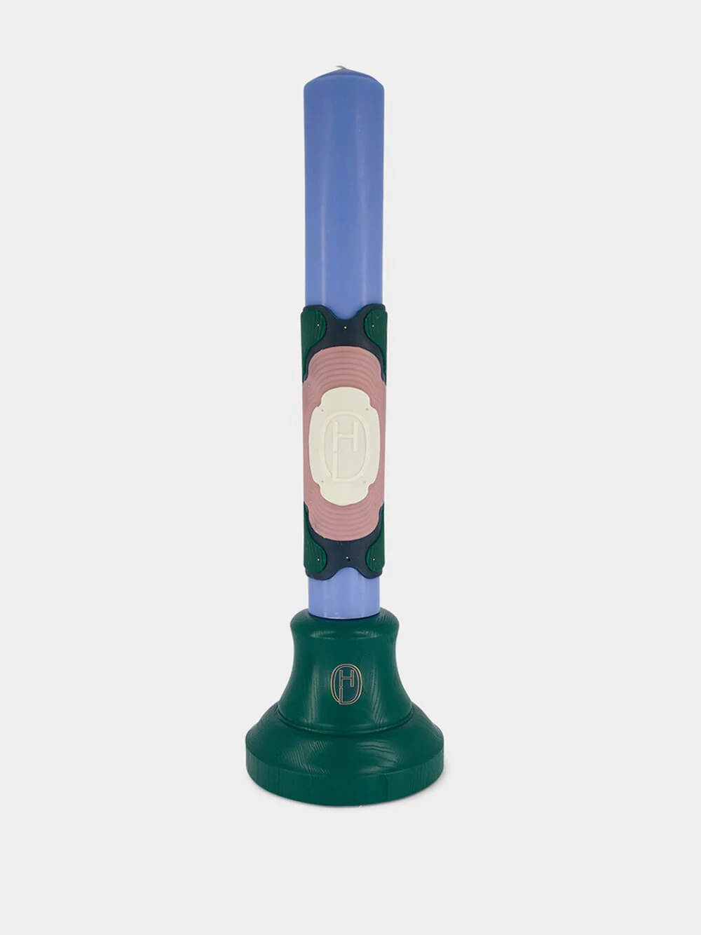 Light Blue Immanuel Medium Candle - Image 4