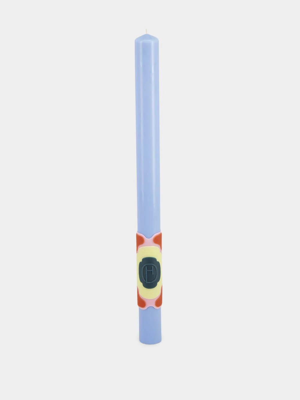 Light Blue Immanuel Large Candle