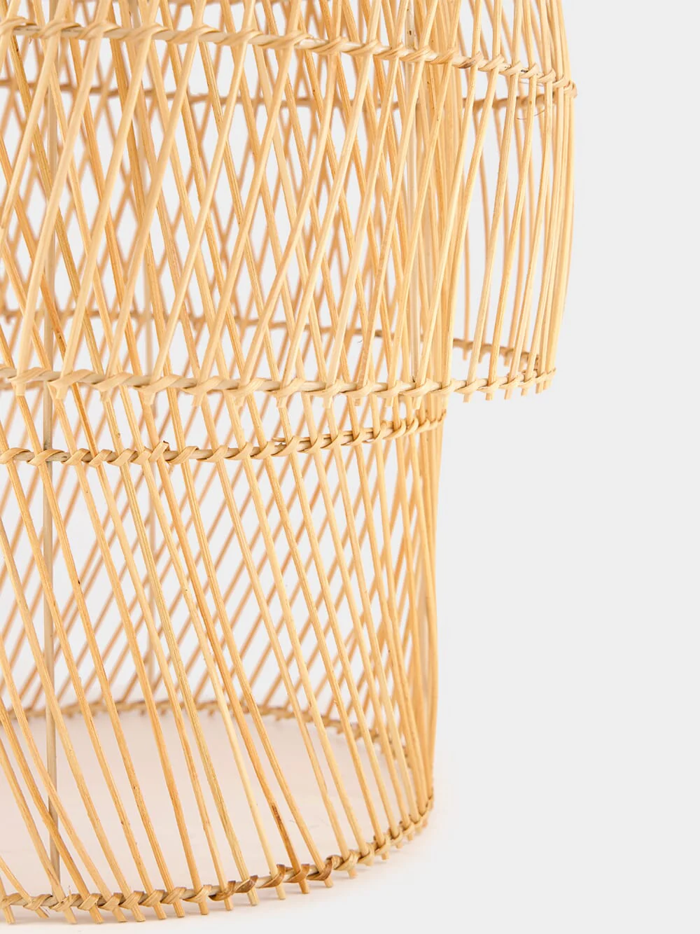 Rattan and Iron HDGetti Lampshade - Image 3