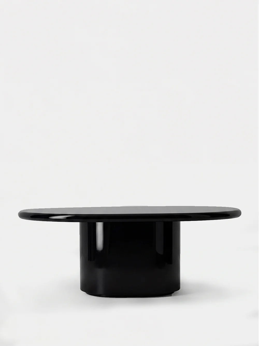 Amendoeira Black Lacquered Wood Coffee Table - Image 2