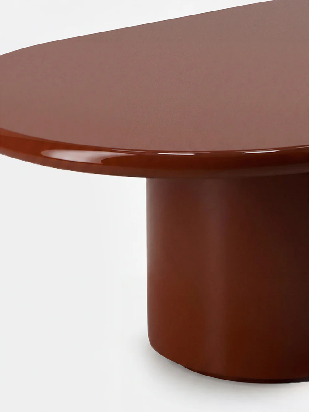 Amendoeira Brick Lacquered Wood Coffee Table - Image 3