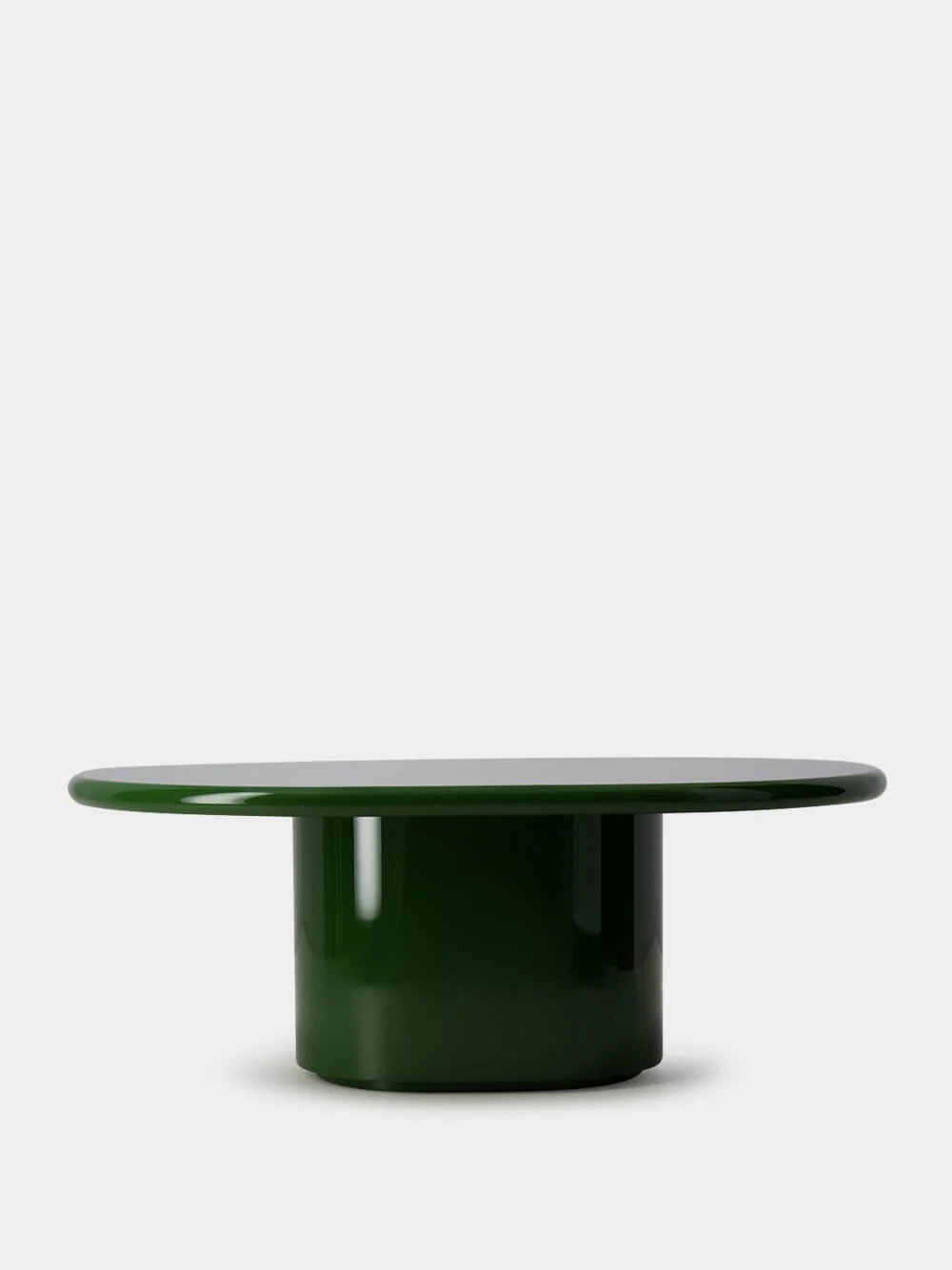 Amendoeira Green Lacquered Wood Coffee Table - Image 3