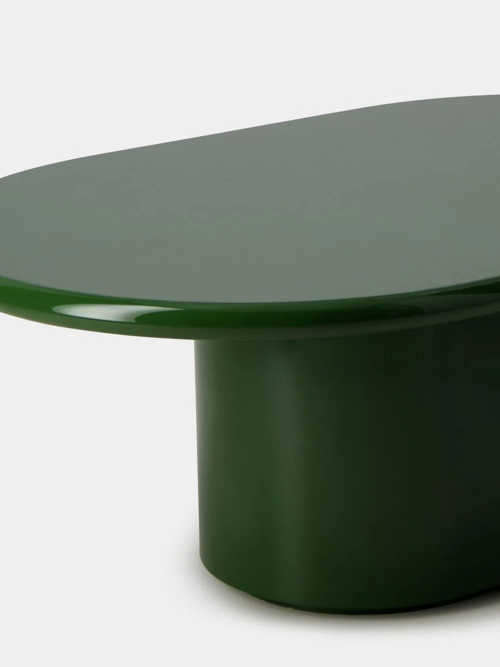 Amendoeira Green Lacquered Wood Coffee Table - Image 4