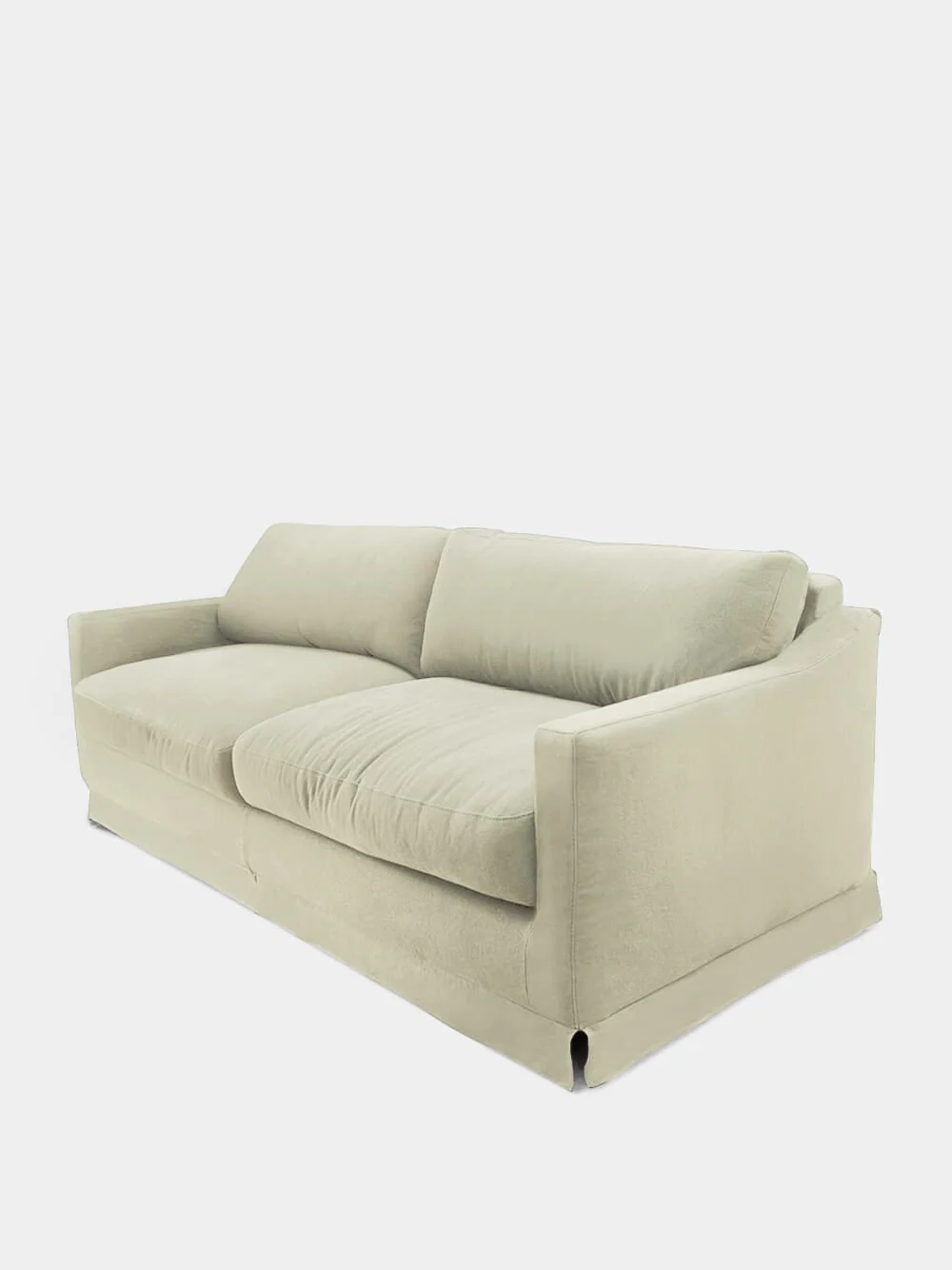 Carlos Natural Linen Four-Seater Sofa - Image 2