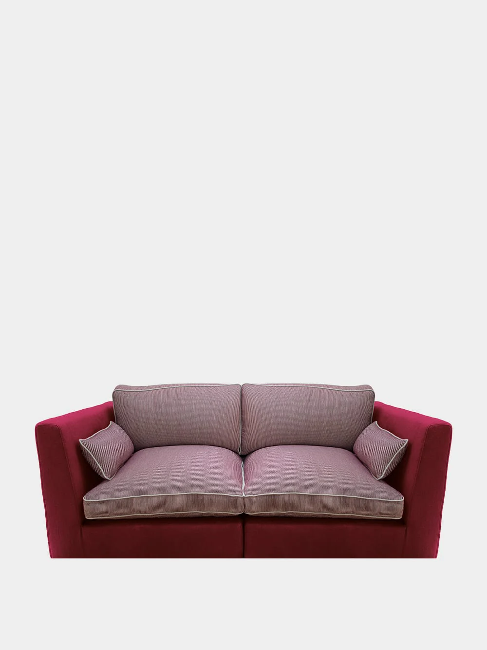 Dinis Bordeaux Linen Right Arm Module Sofa - Image 5