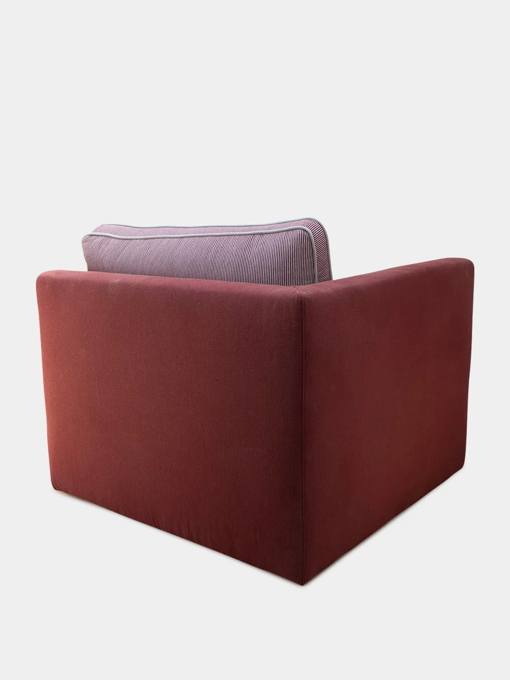 Dinis Brick Linen Left Arm Module Sofa - Image 3