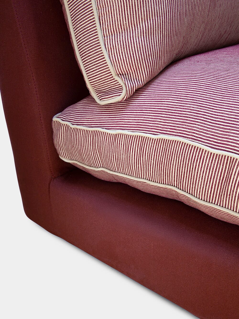 Dinis Brick Linen Left Arm Module Sofa - Image 5