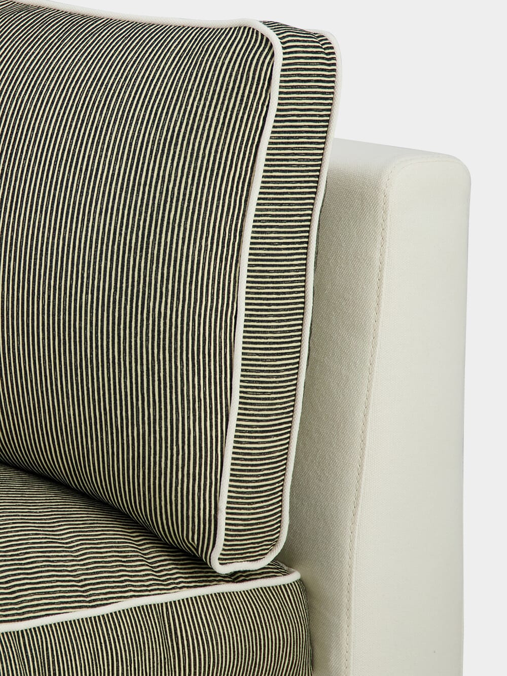 Dinis Ivory Linen Central Module Sofa - Image 5