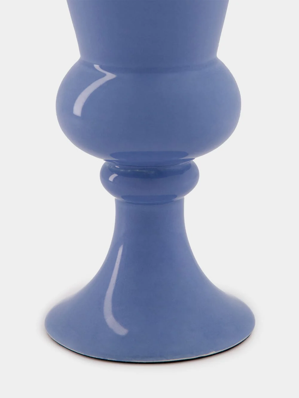 Florbela Blue Ceramic Small Vase - Image 3
