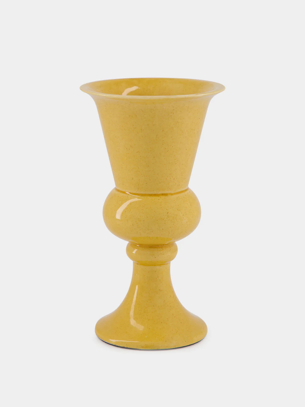 Florbela Yellow Ceramic Small Vase
