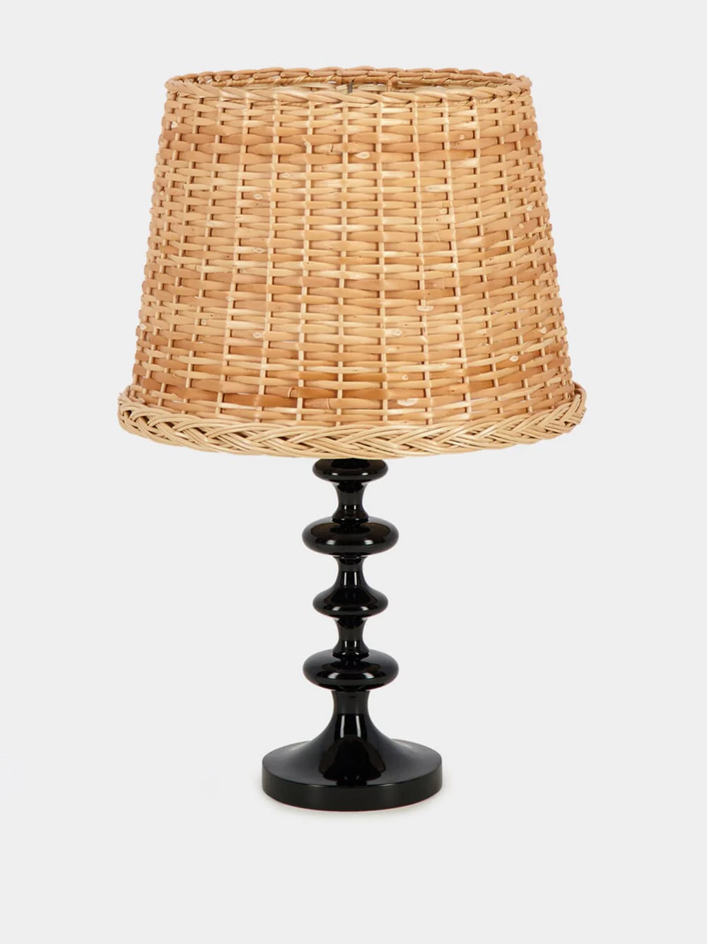 Freixo Black Wood Lamp Base