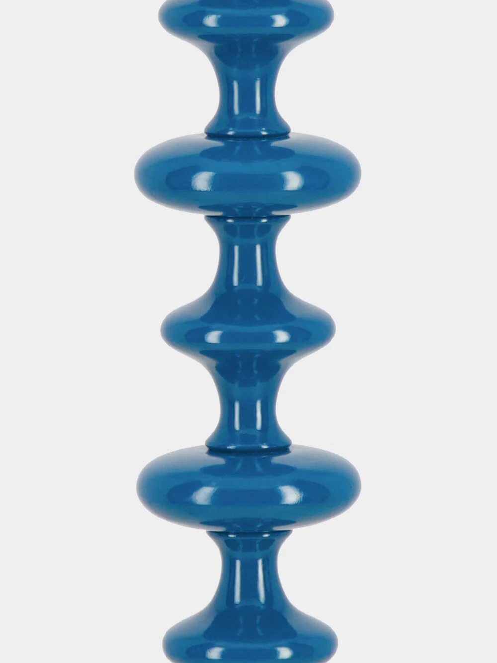 Freixo Blue Wood Floor Lamp Base - Image 4