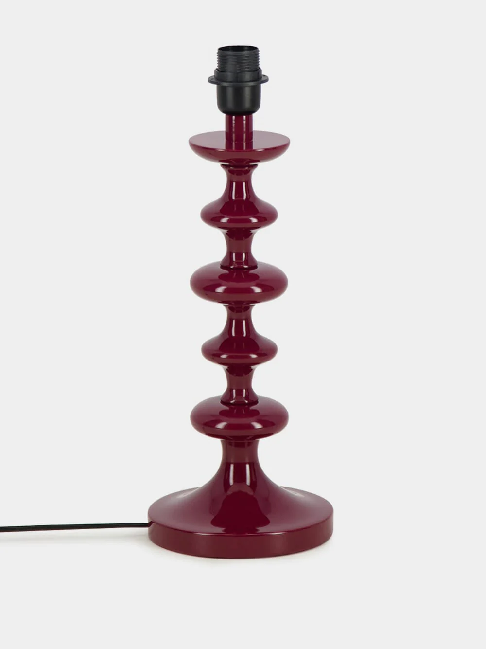Freixo Bordeaux Wood Lamp Base - Image 2