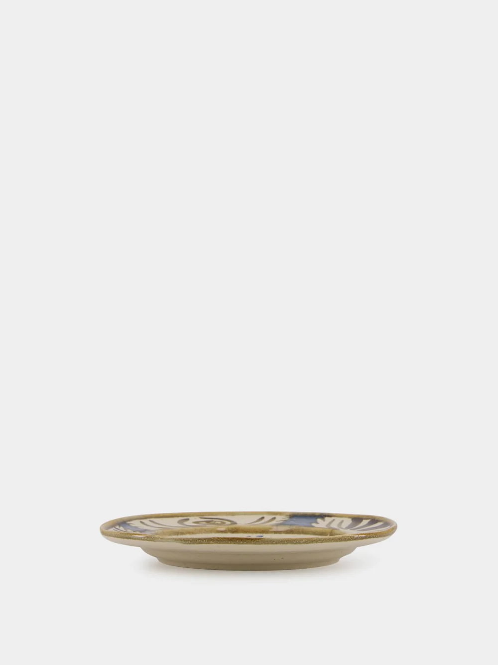 Hand-Painted Lusitano Bird Stoneware Dessert Plate - Image 4