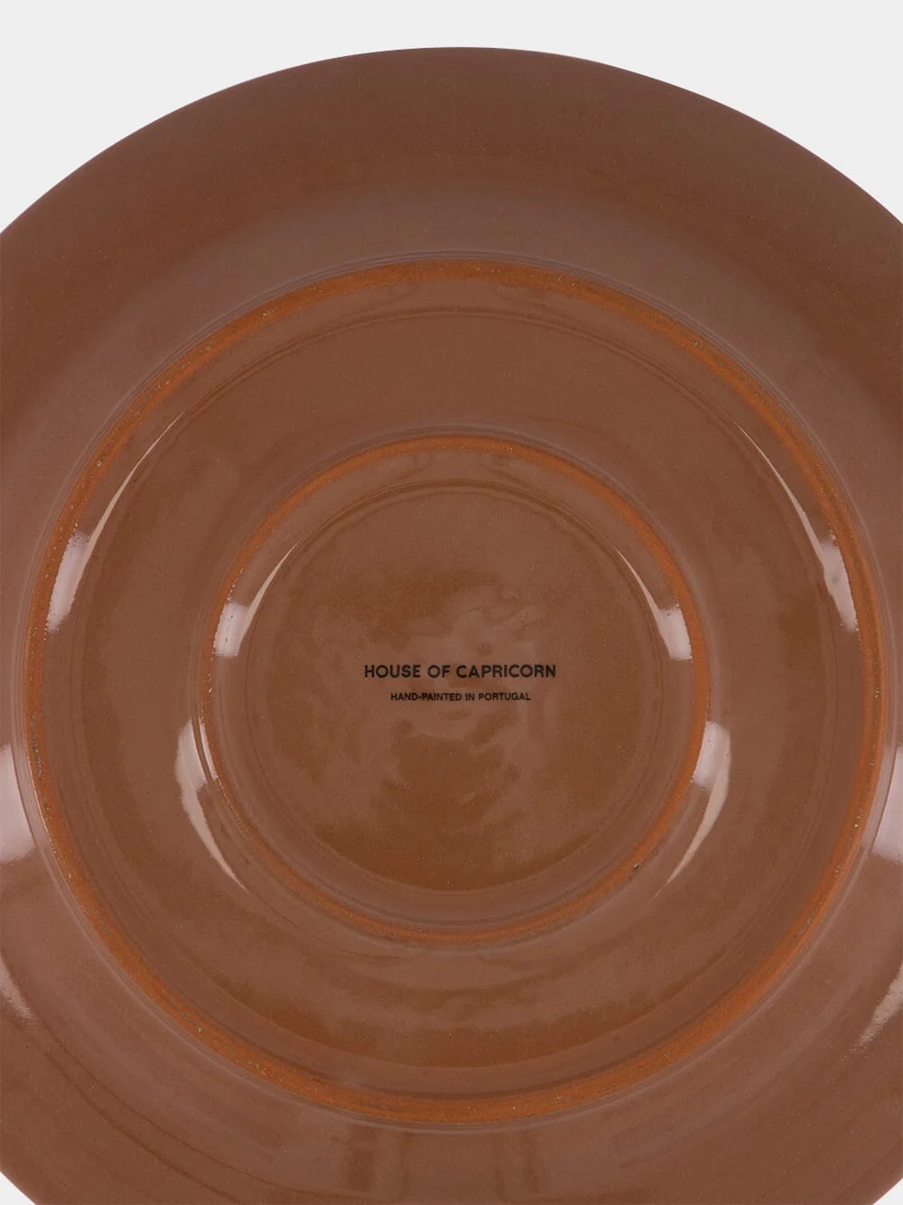 Hand-Painted Viana Black Stoneware Dinner Plate - Image 5