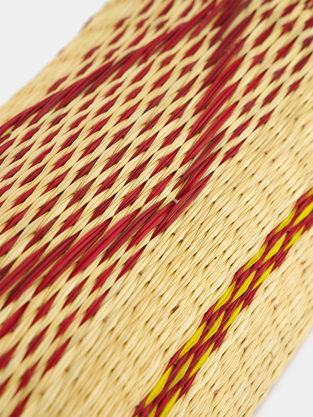 Handmade Coruche Natural and Multicolour Reed Wall Lamp - Image 3