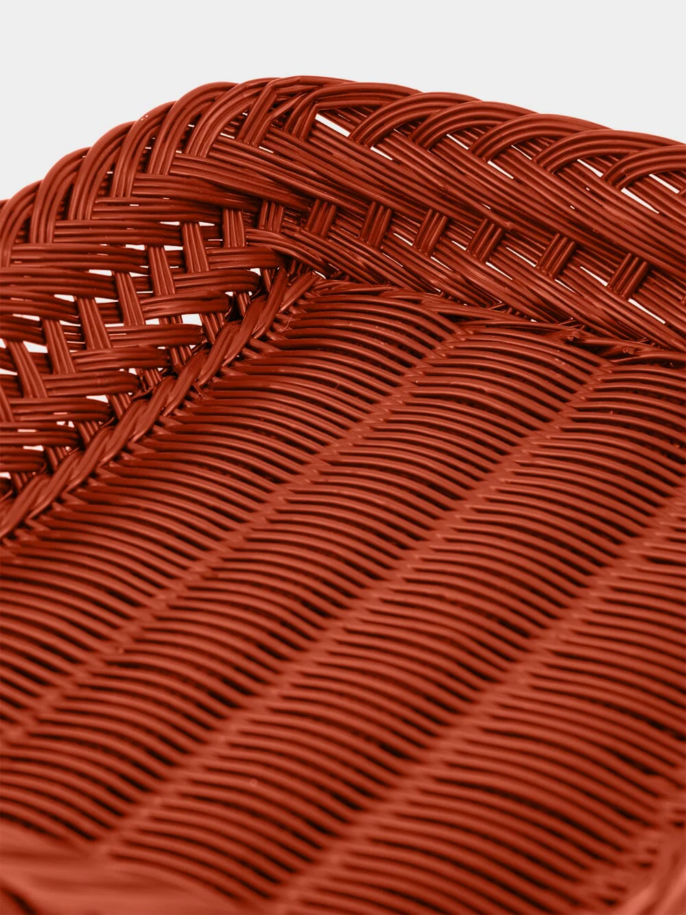 Handmade Vitória Brick Wicker Medium Tray - Image 3