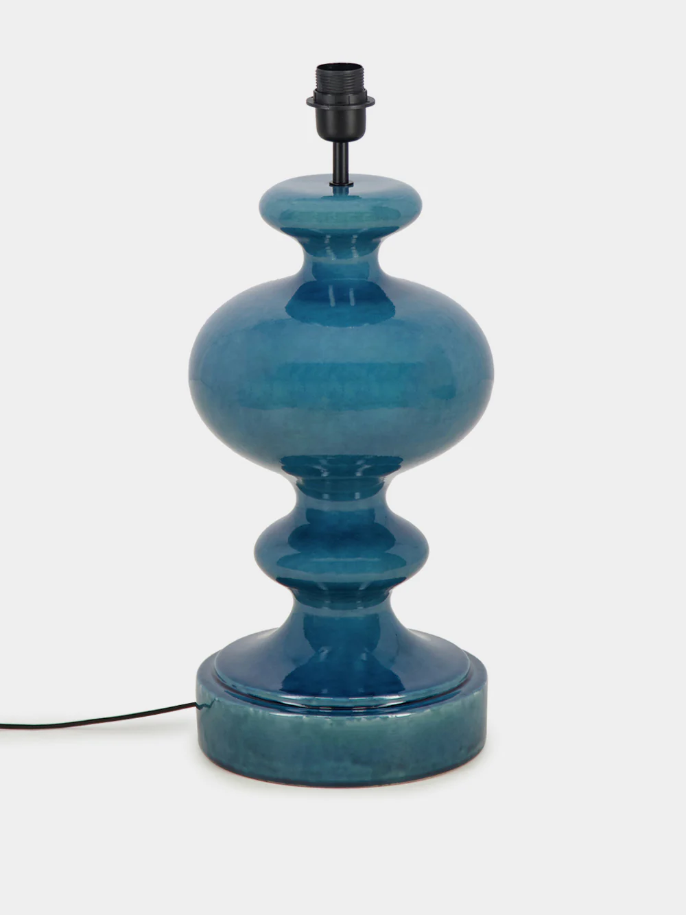 Cardosas Blue Ceramic Lamp Base - Image 2