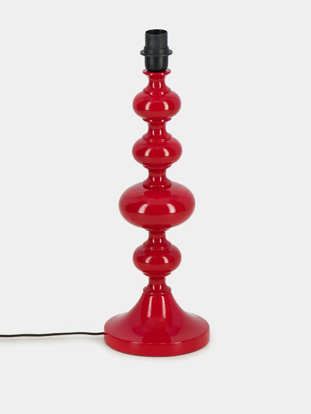 Foz Red Wood Lamp Base - Image 3