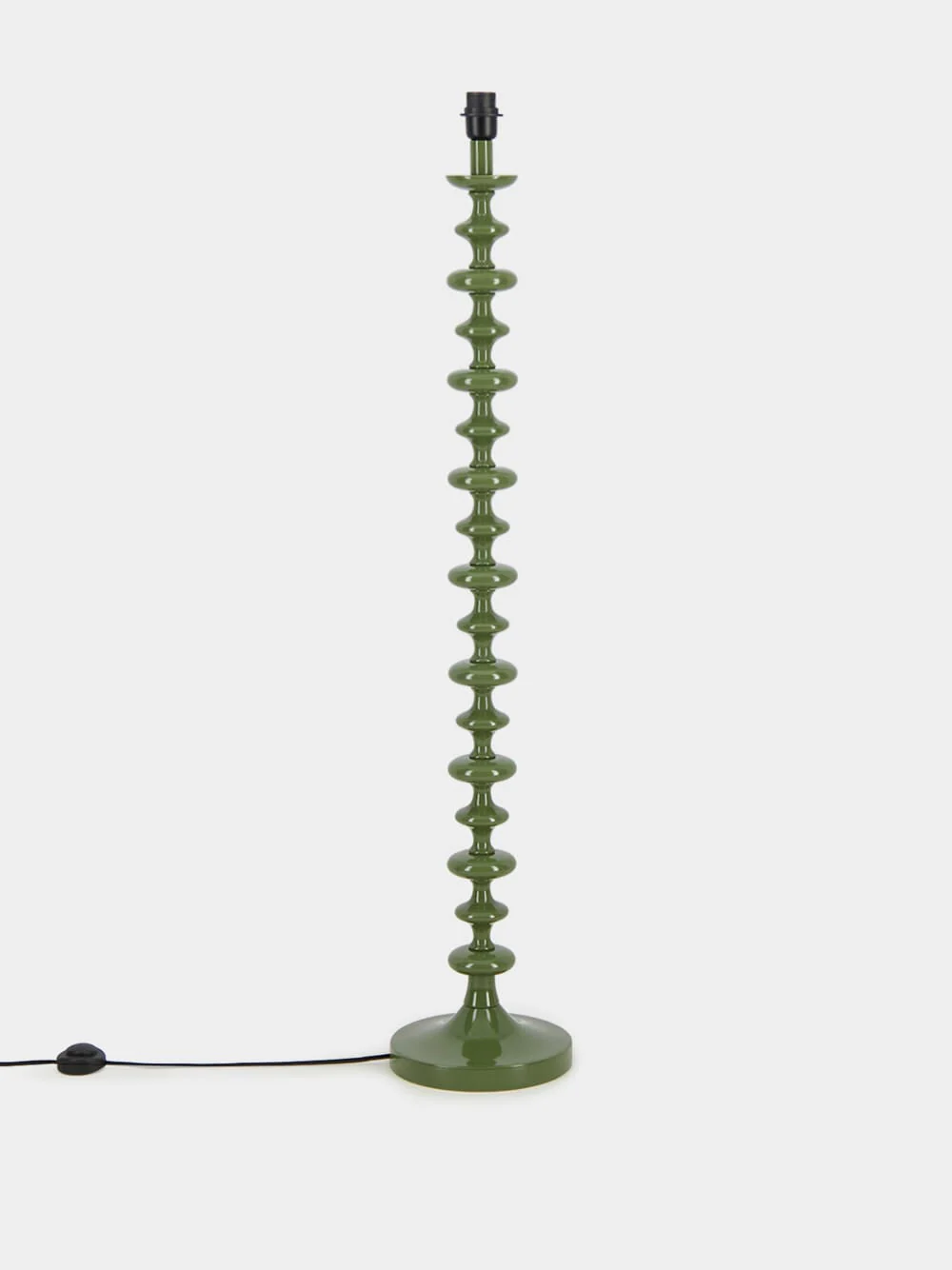Freixo Green Wood Floor Lamp Base - Image 3
