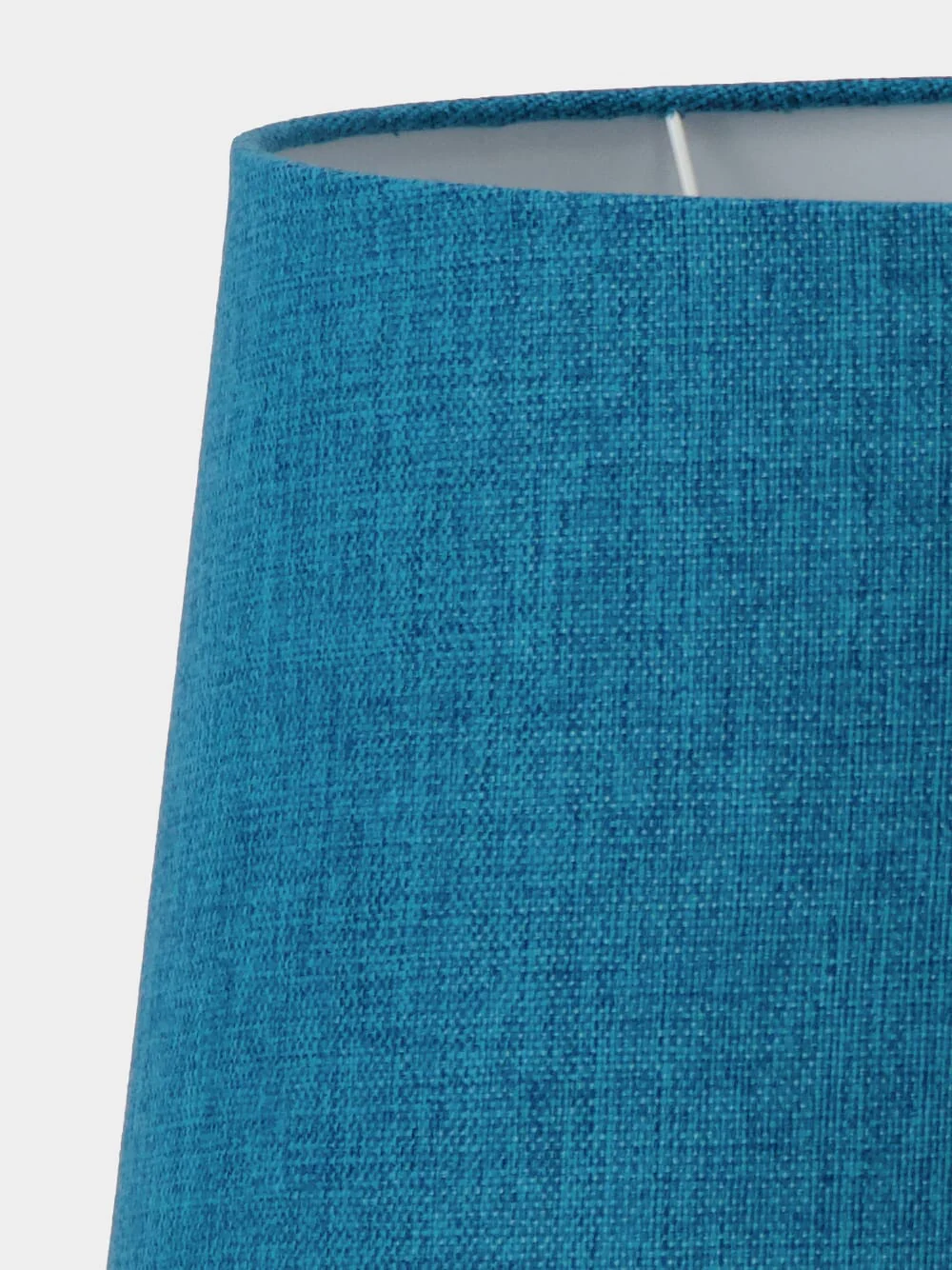 Luso Blue Linen Large Lampshade - Image 3