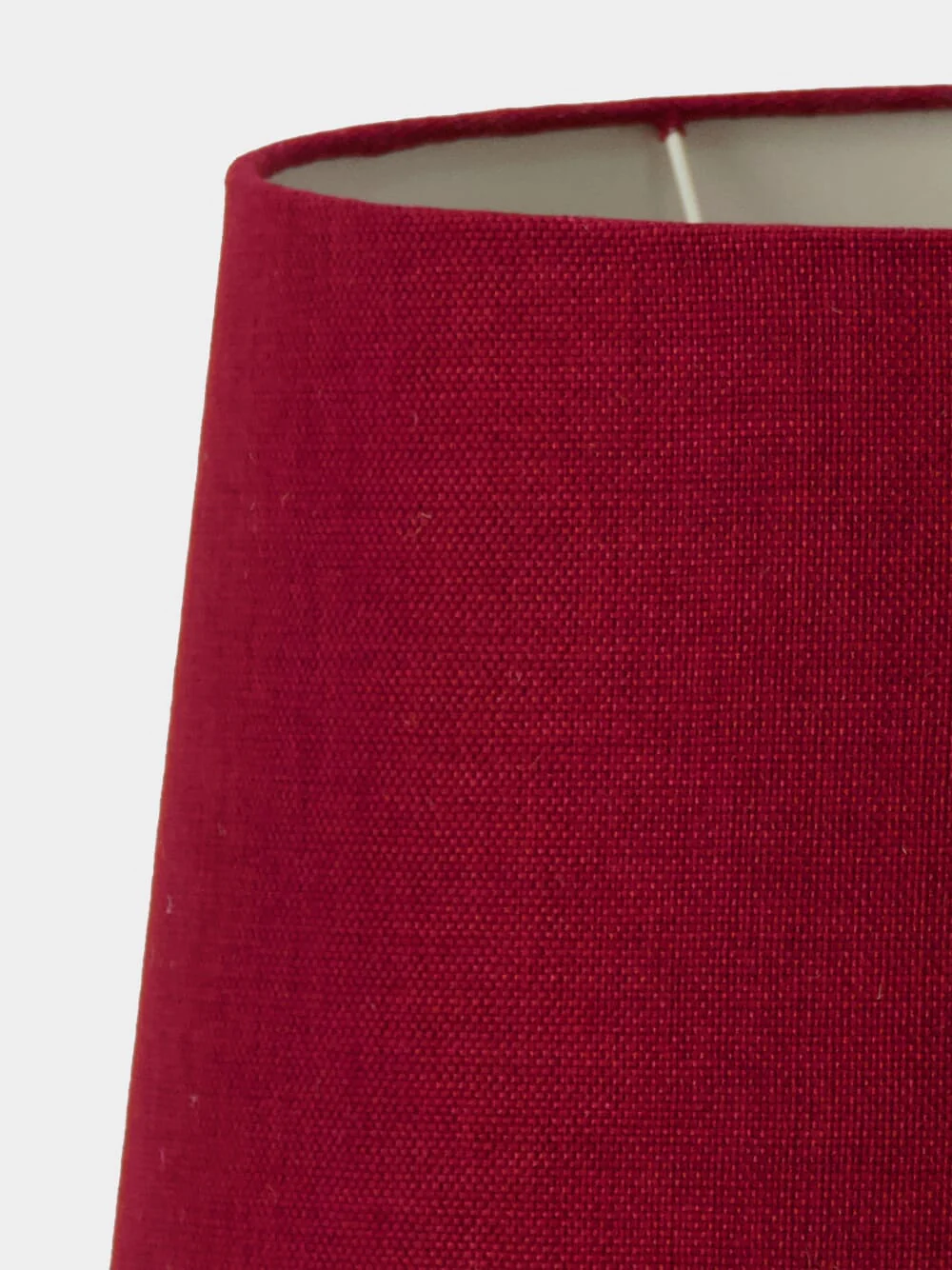 Luso Bordeaux Linen Large Lampshade - Image 3