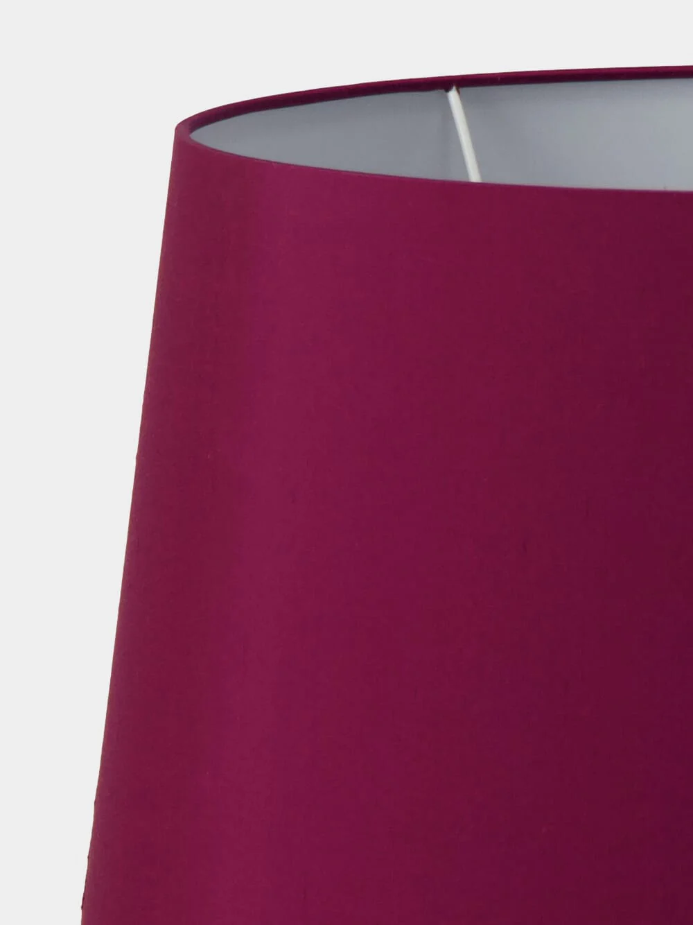 Luso Bordeaux Silk Large Lampshade - Image 3