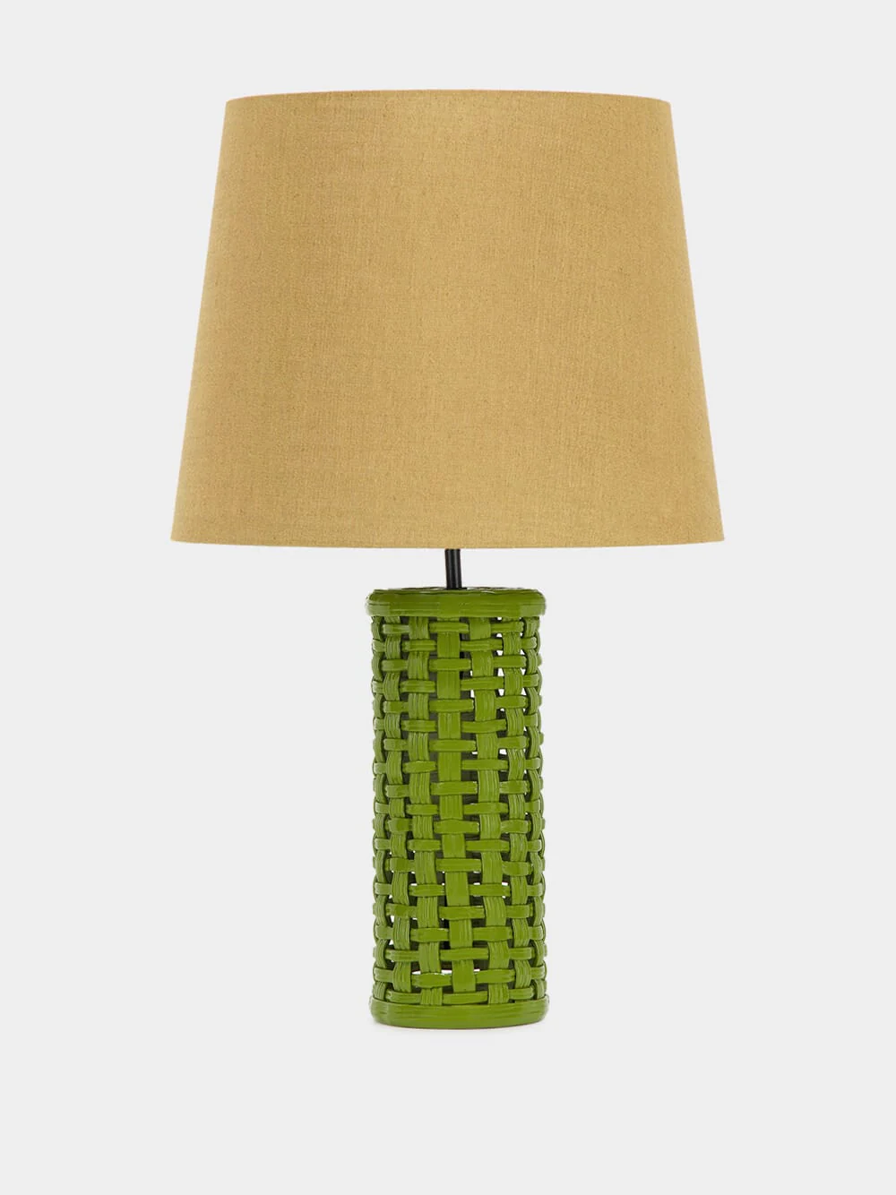 Luso Camel Linen Large Lampshade - Image 2