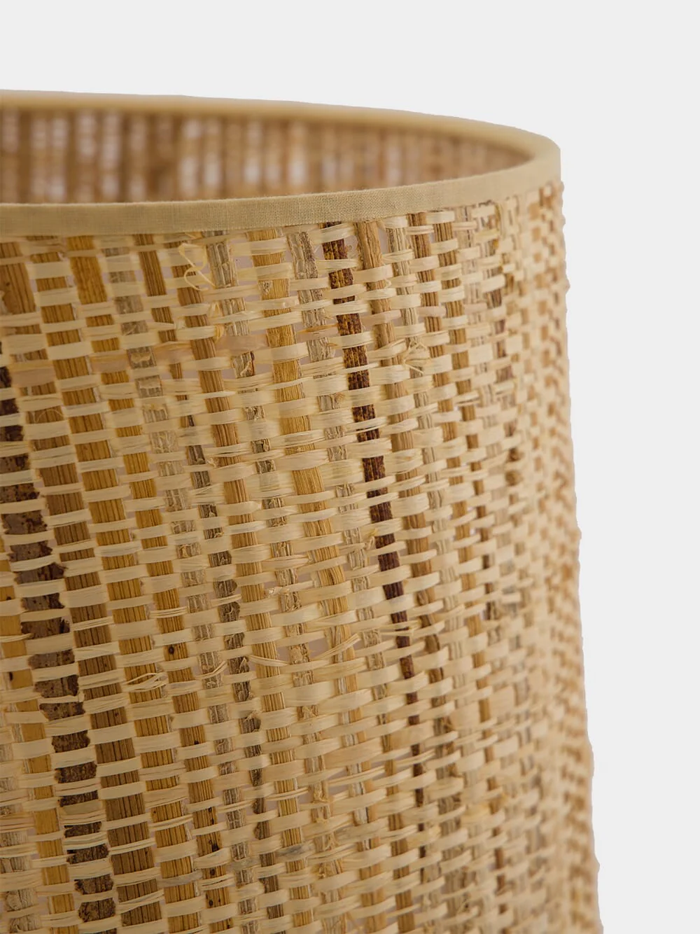 Luso Natural Wicker Effect Small Lampshade - Image 3
