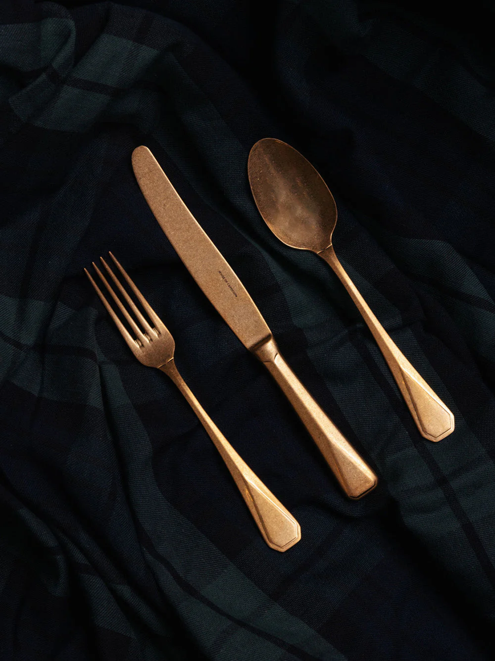Borgonha Gold Stainless Steel 18/10 Dinner Knife - Image 2