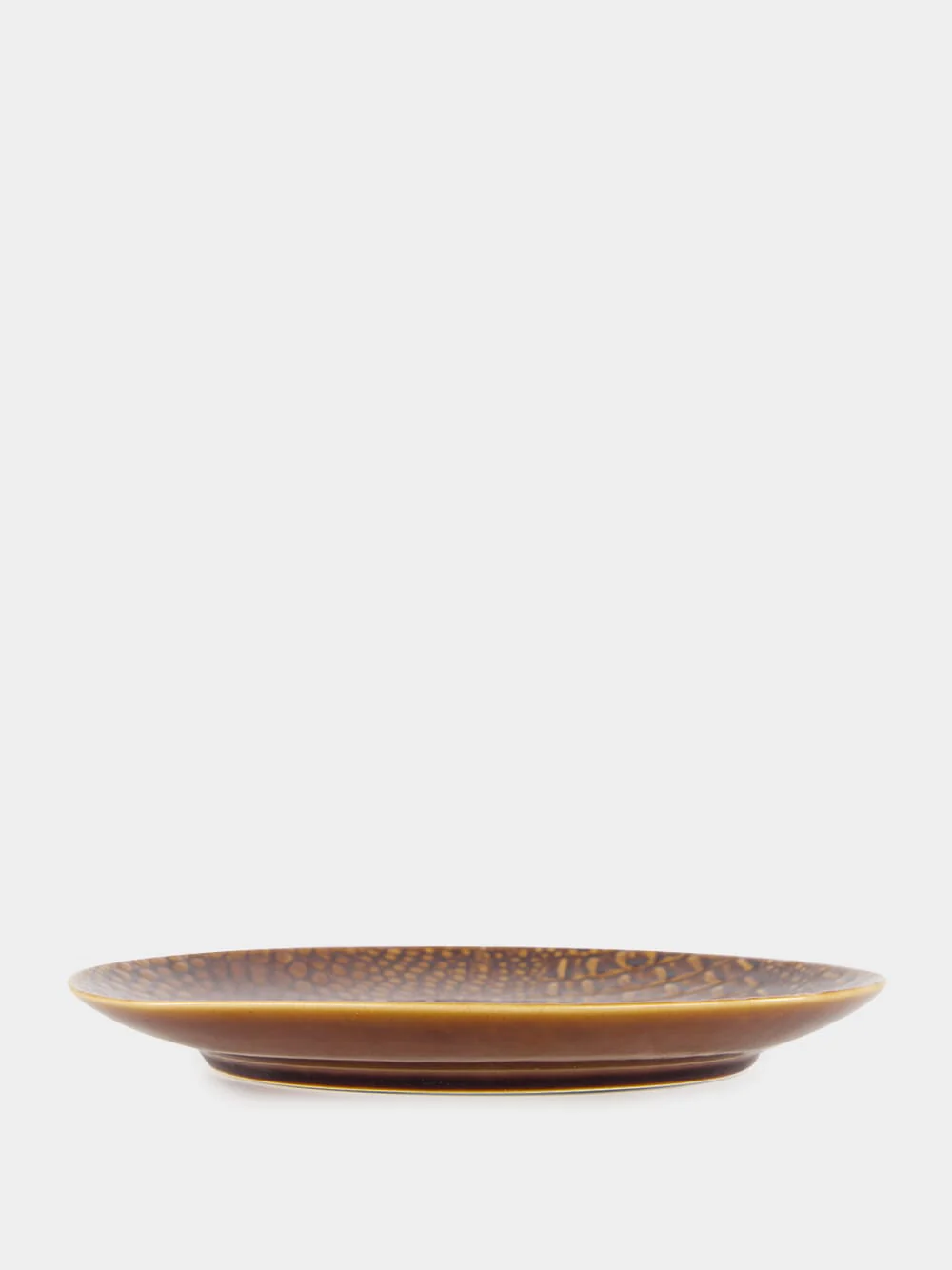 Jacaré Brown Ceramic Dinner Plate - Image 3