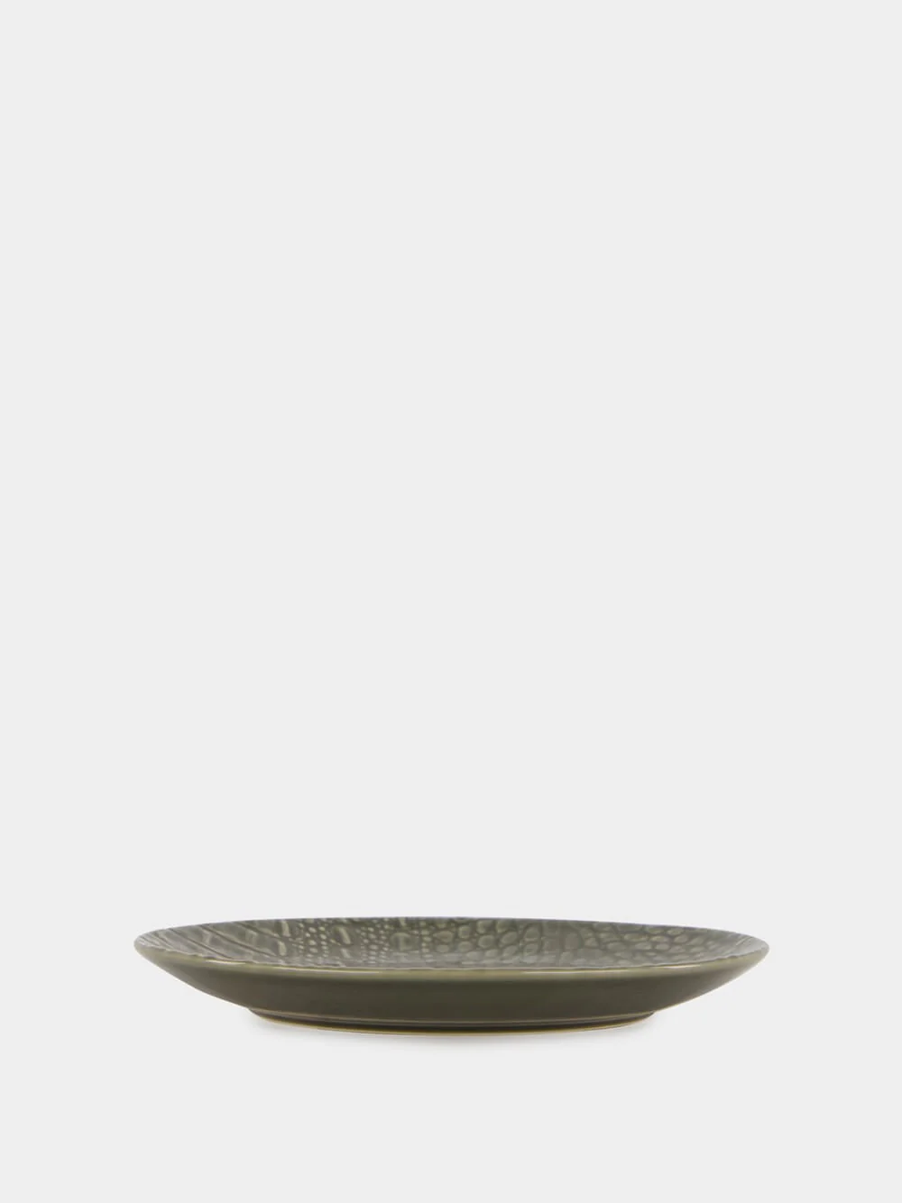 Jacaré Green Ceramic Dessert Plate - Image 4