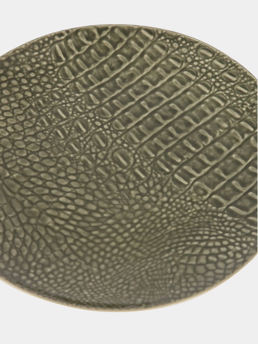 Jacaré Green Ceramic Dinner Plate - Image 4