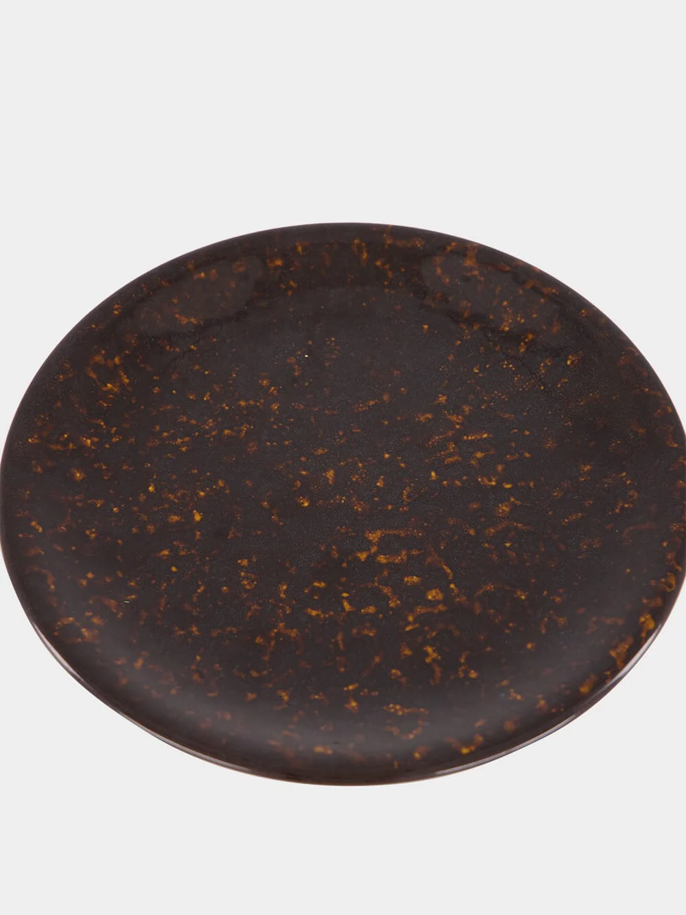 Tartaruga Brown Ceramic Dessert Plate - Image 5