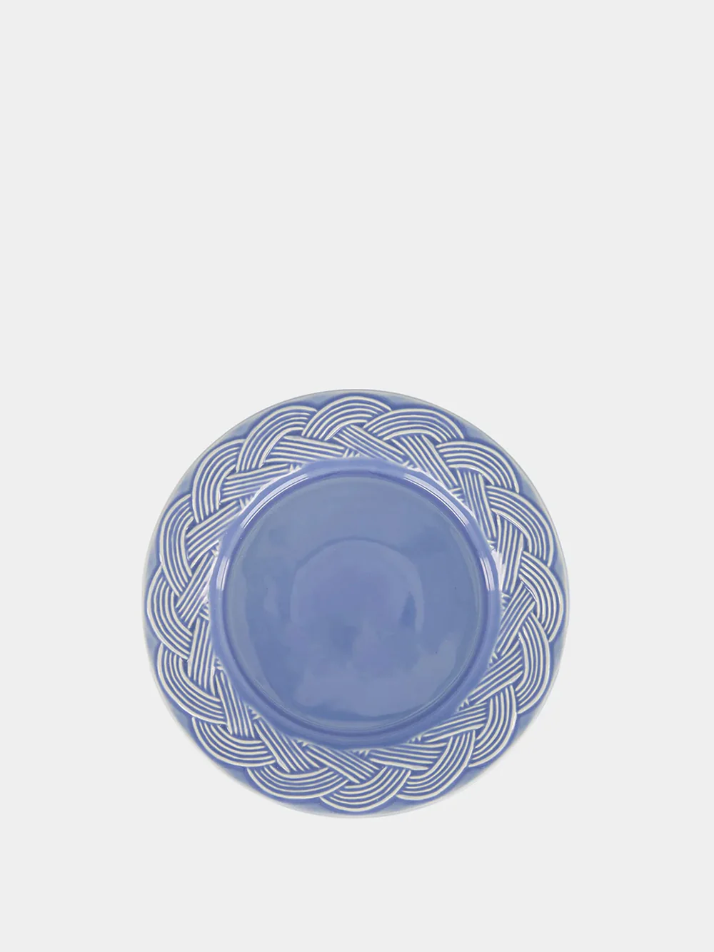 Vime Blue Ceramic Dessert Plate - Image 2