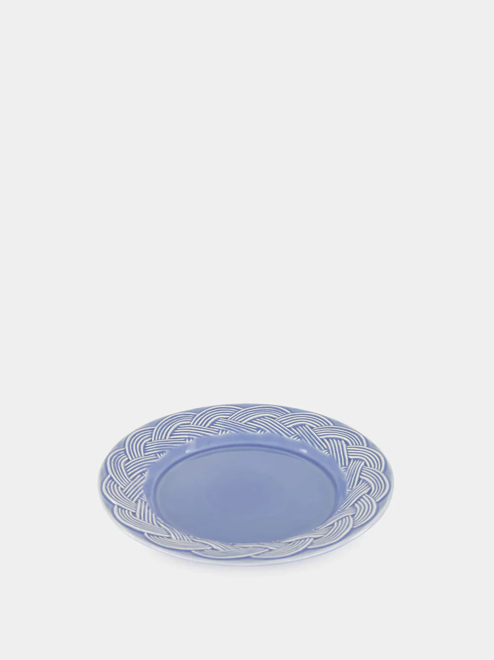 Vime Blue Ceramic Dessert Plate - Image 3