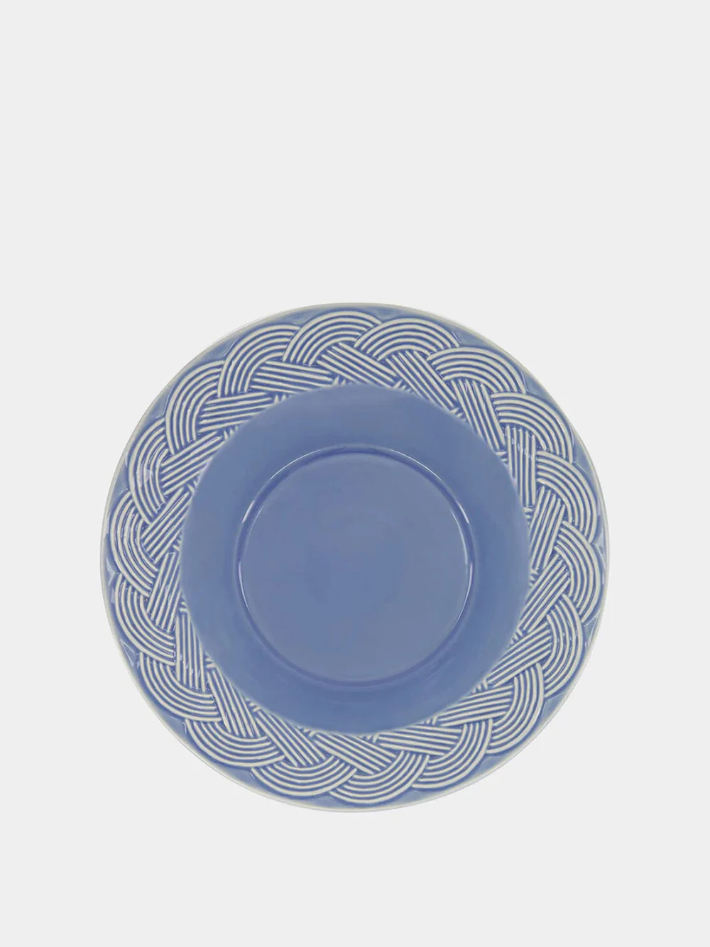 Vime Blue Ceramic Soup Plate - Image 2