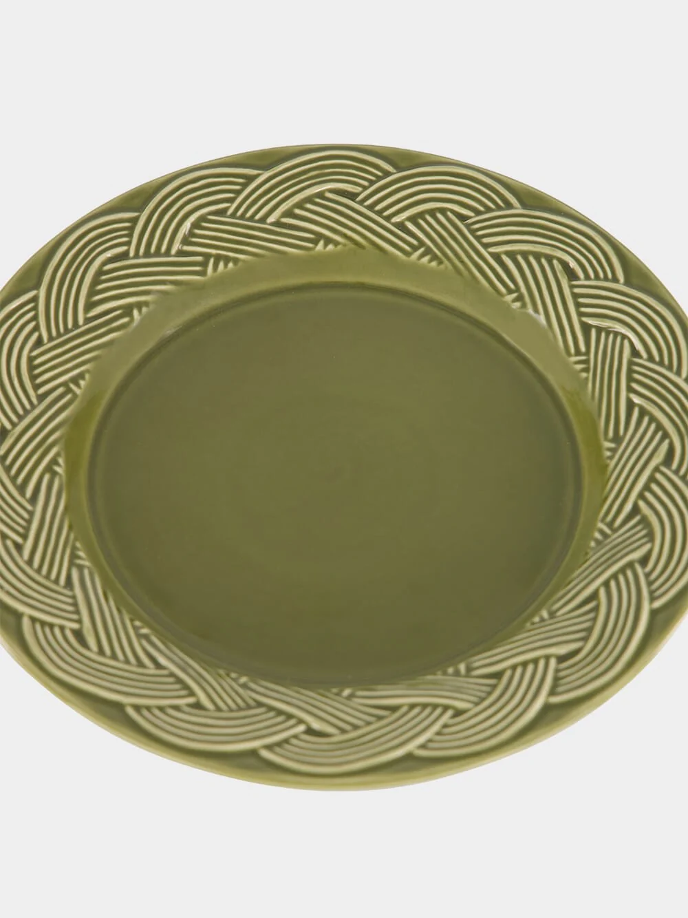 Vime Green Ceramic Dessert Plate - Image 5