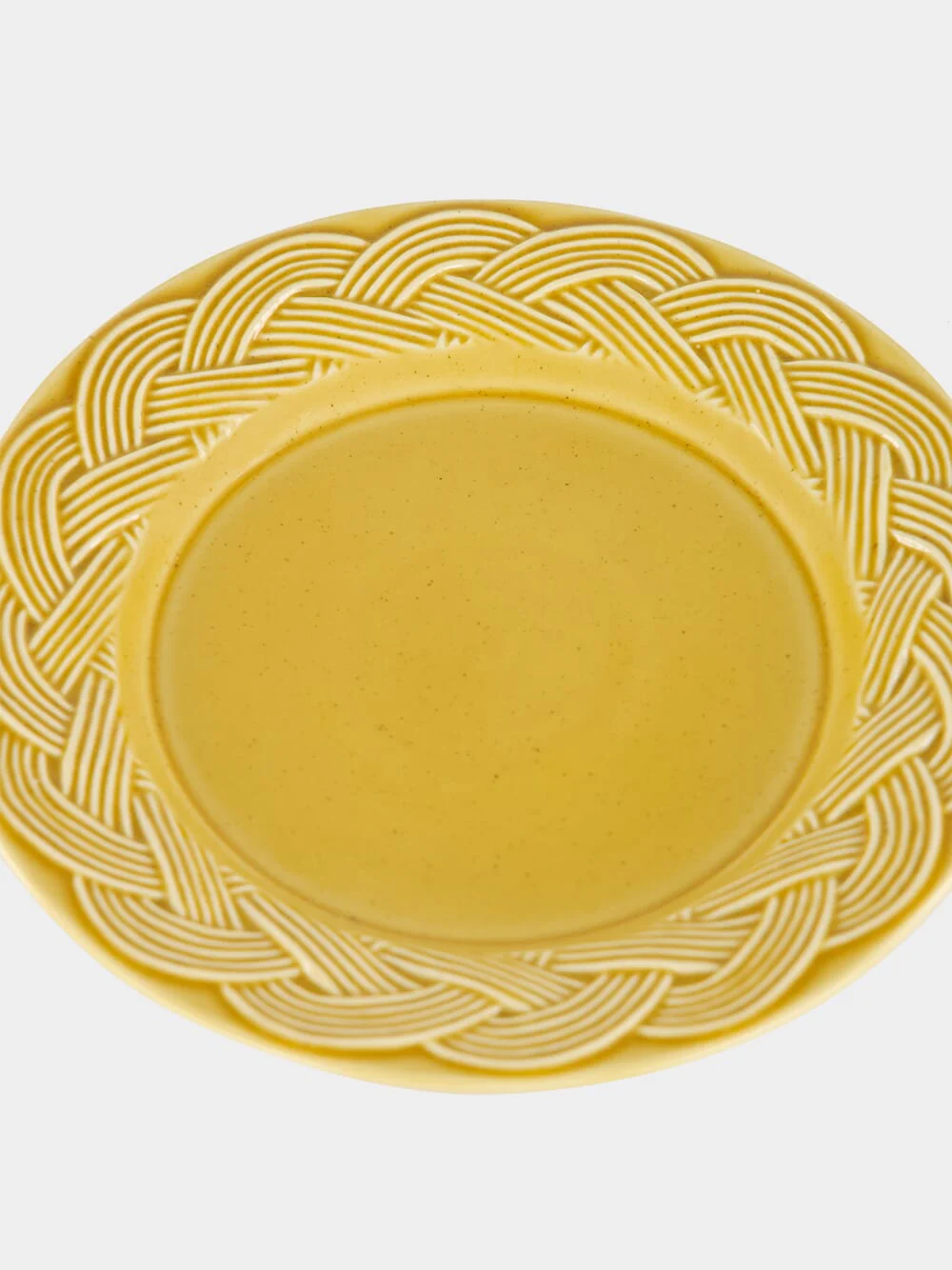 Vime Yellow Ceramic Dessert Plate - Image 5