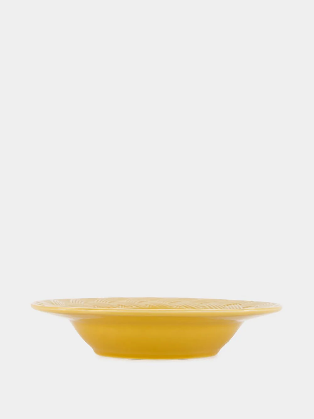 Vime Yellow Ceramic Soup Plate - Image 4