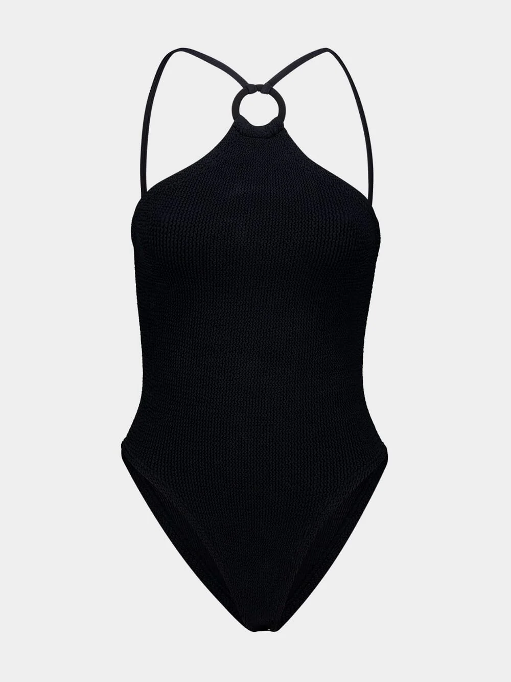 Black Jasmine Swim With Tonal Hoop - Image 2