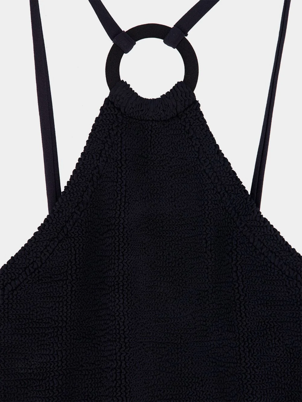 Black Jasmine Swim With Tonal Hoop - Image 5