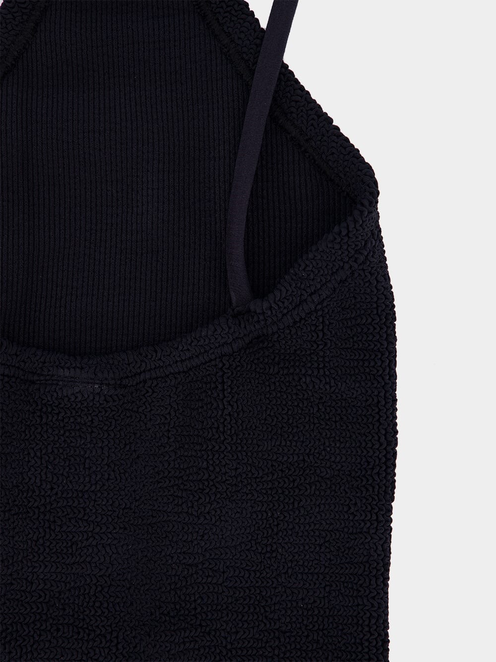 Black Jasmine Swim With Tonal Hoop - Image 6
