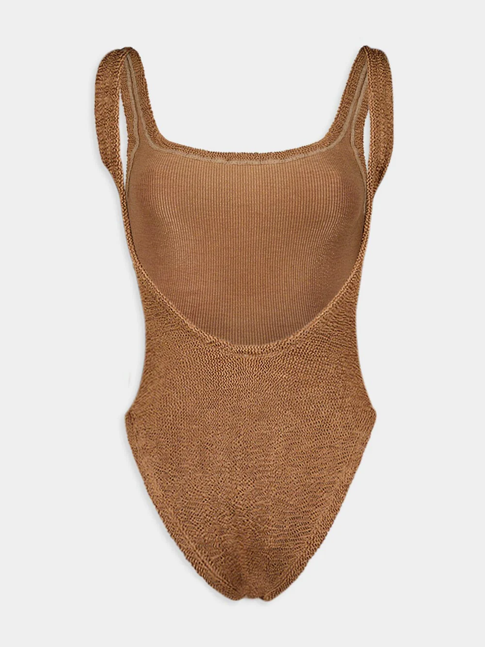 Metallic Cocoa Square Neck Nile Swimsuit - Image 2