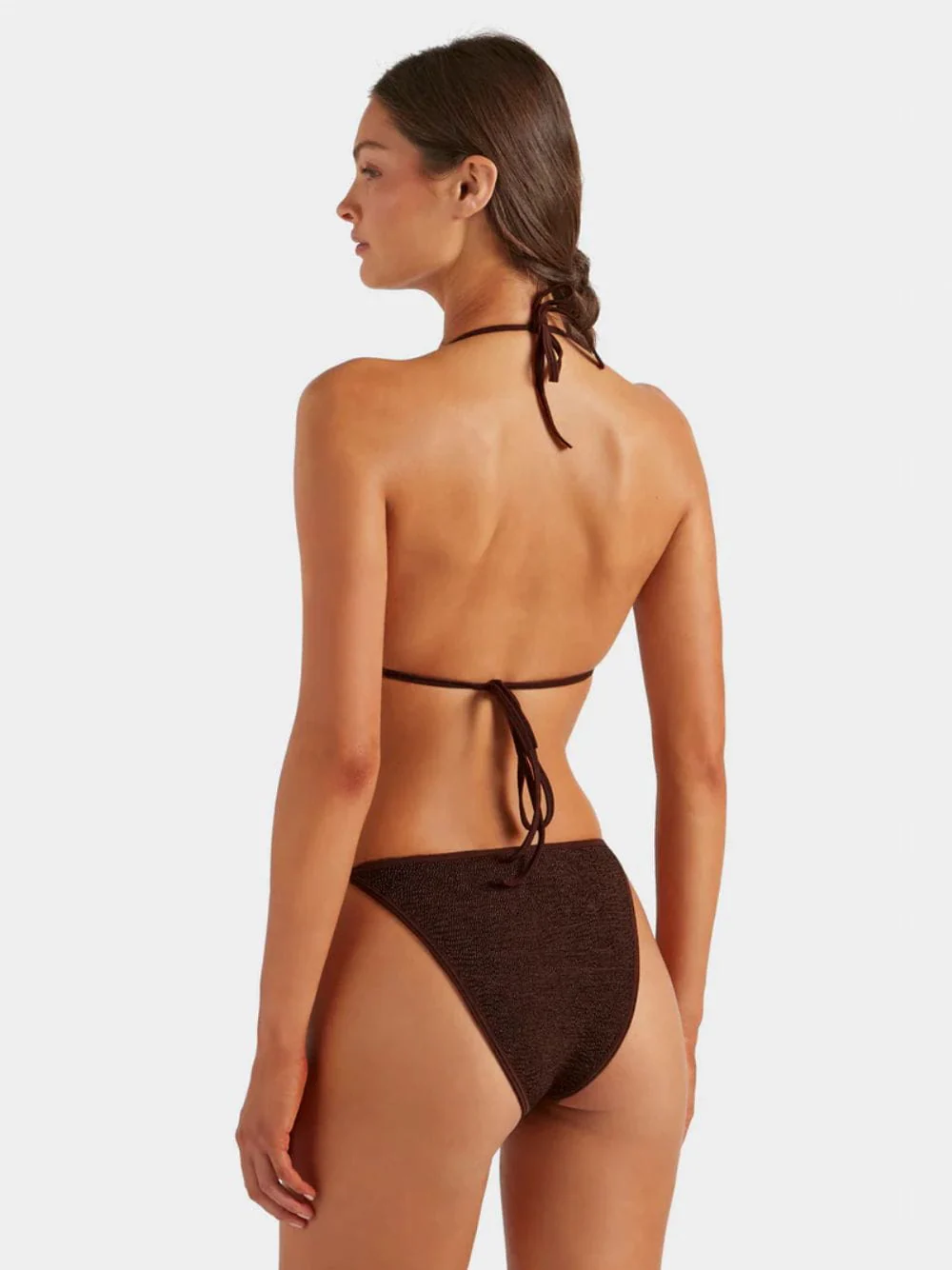 Metallic Chocolate Gina Beaded Bikini - Image 4