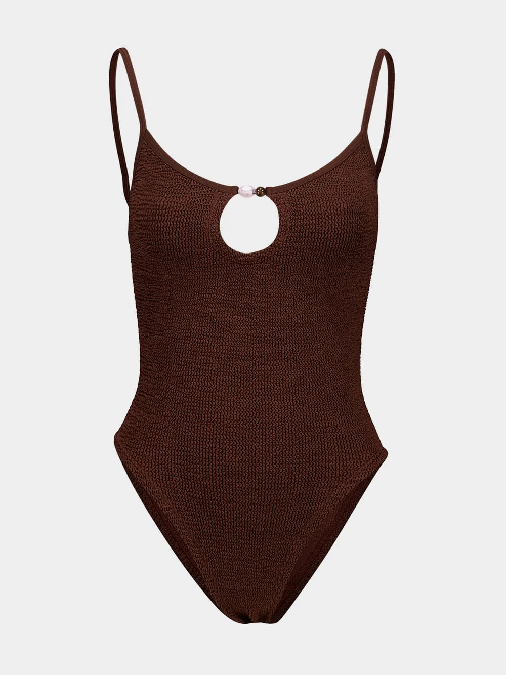 Metallic Chocolate Mia Beaded Swim