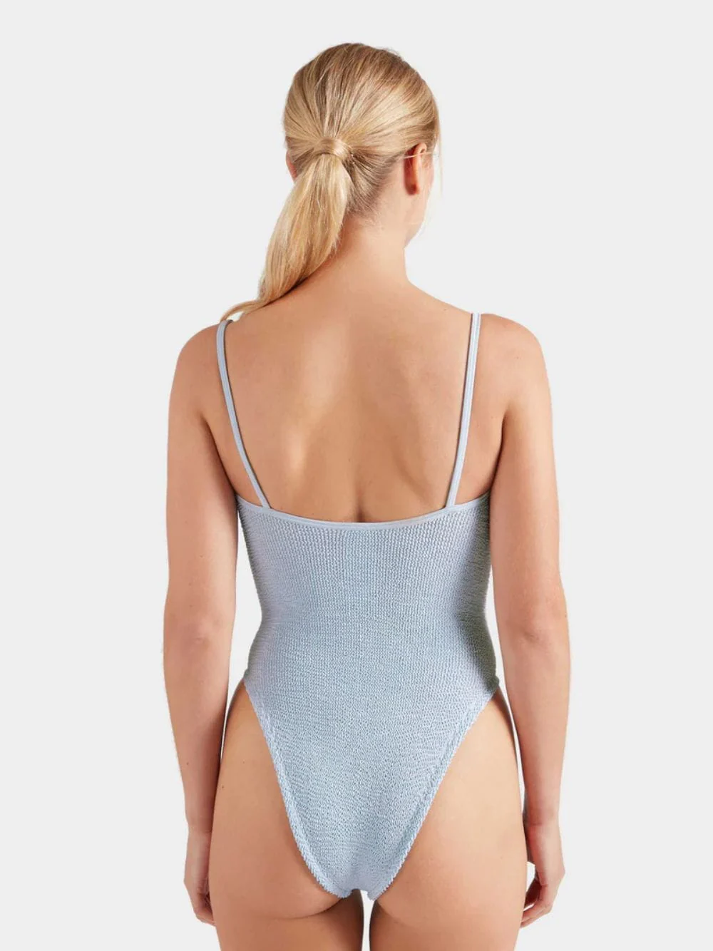 Metallic Ice Blue Mia Beaded Swim - Image 3