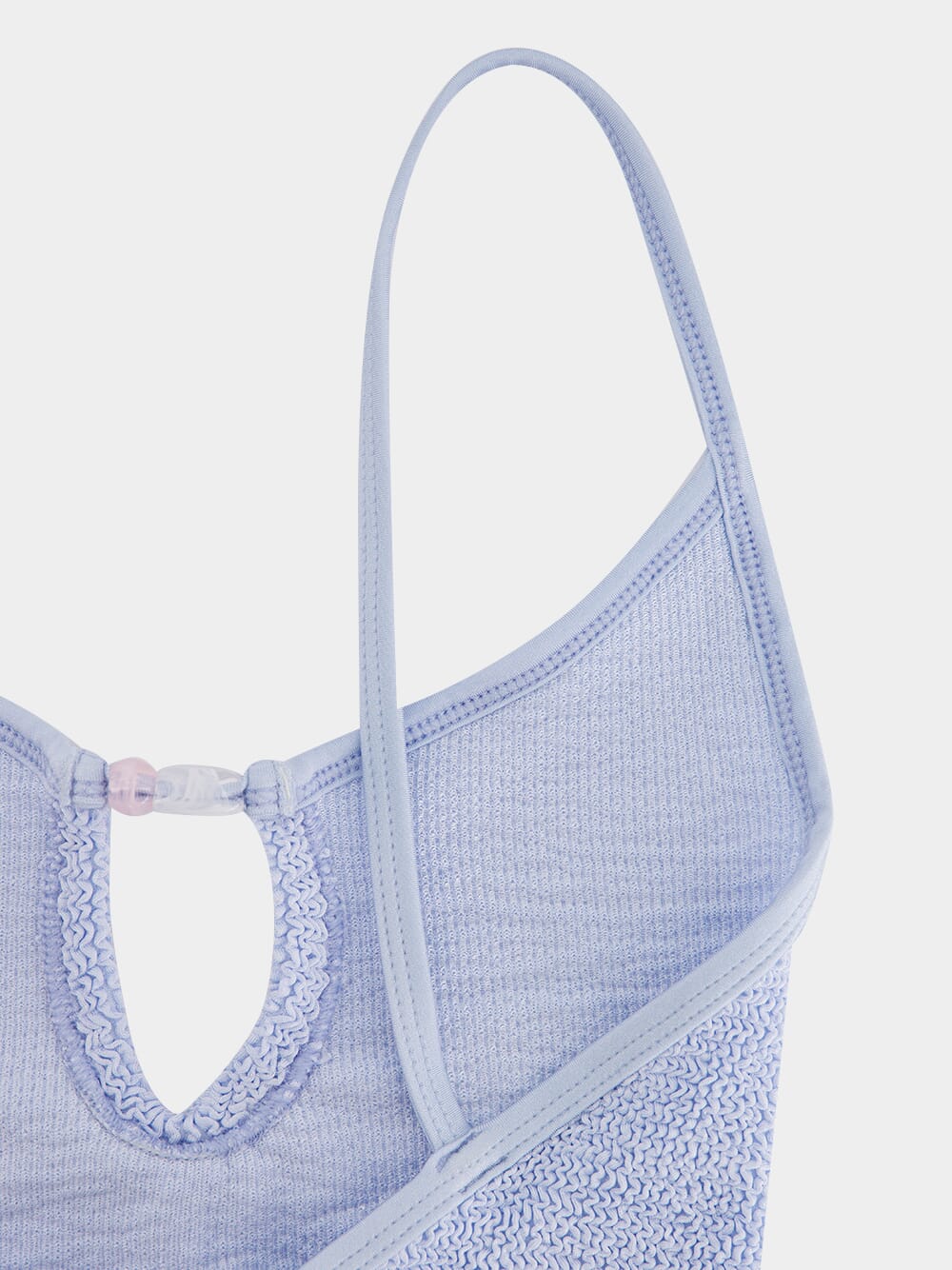 Metallic Ice Blue Mia Beaded Swim - Image 6