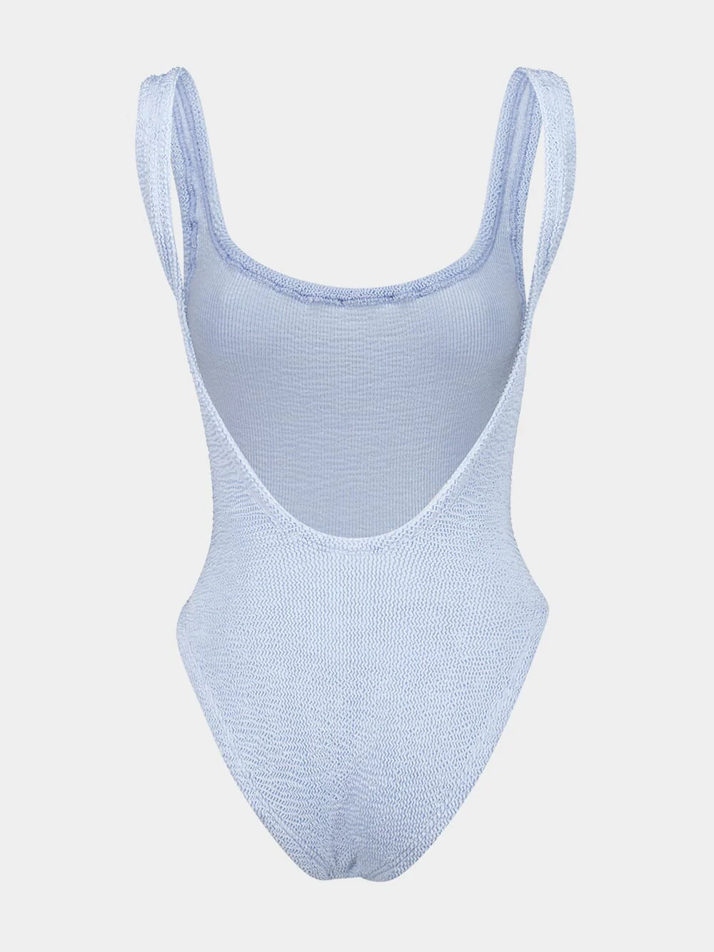 Metallic Ice Blue Square Neck Swim - Image 4