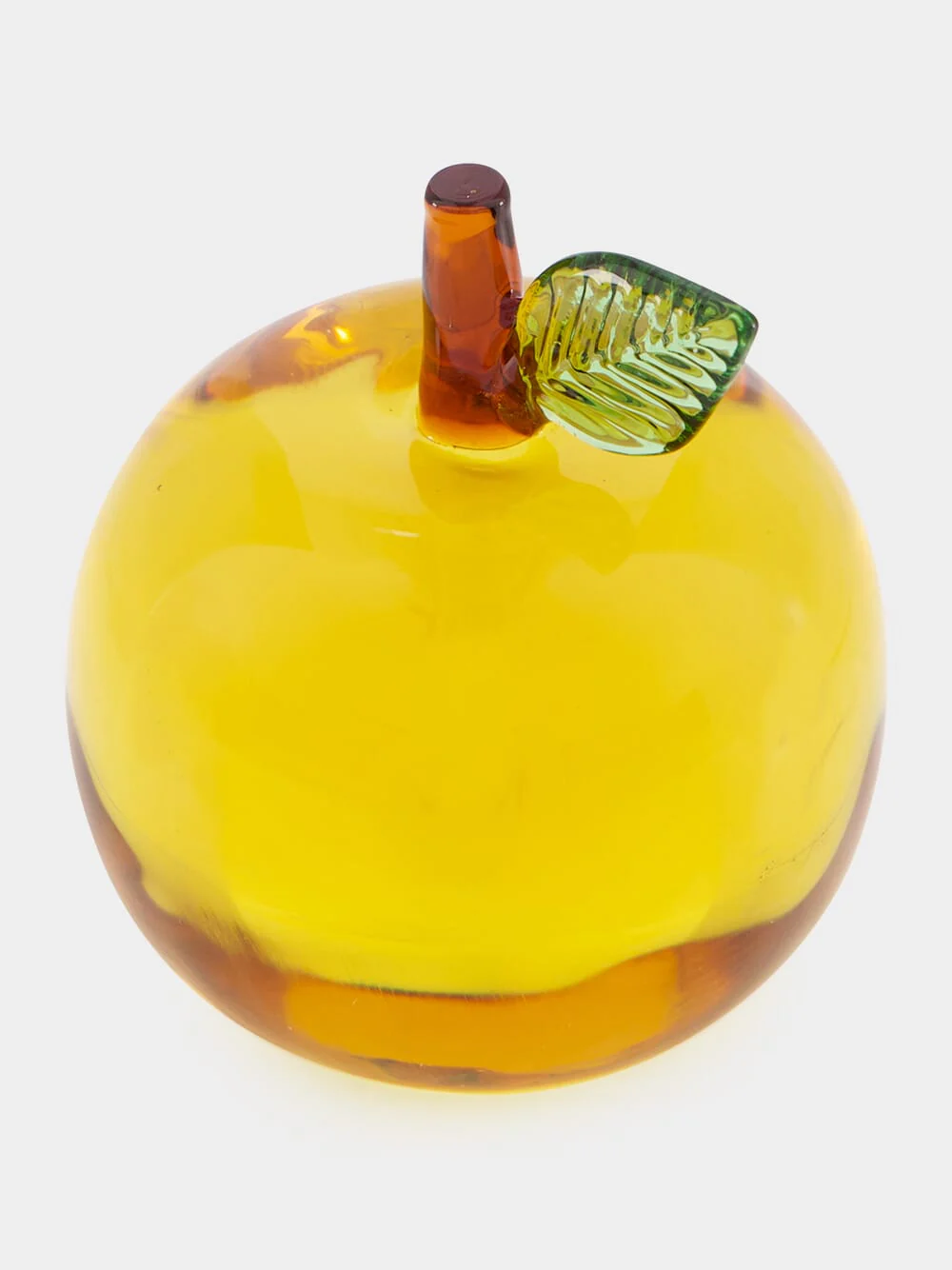 Paperweight full apple Amber - Image 2